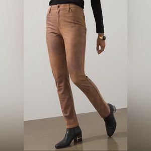 Chico's The Ultimate Fit Faux Suede Pants